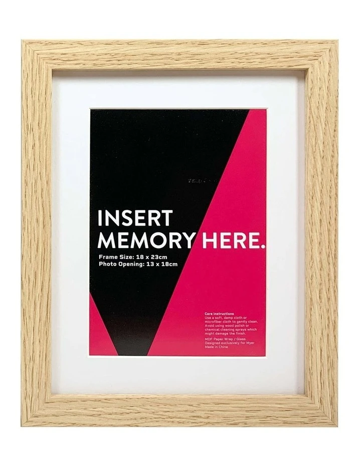 Vue Natural Photo Frame 18x23/13x18cm 2 Vue Natural Photo Frame 18x23/13x18cm - Image 2