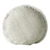 Aura Home Vintage Linen Fringe 45cm Round Cushion in Fennel
