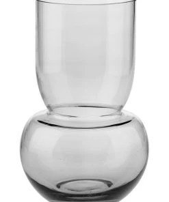 Linen House Holloway Vase 25cm In Black