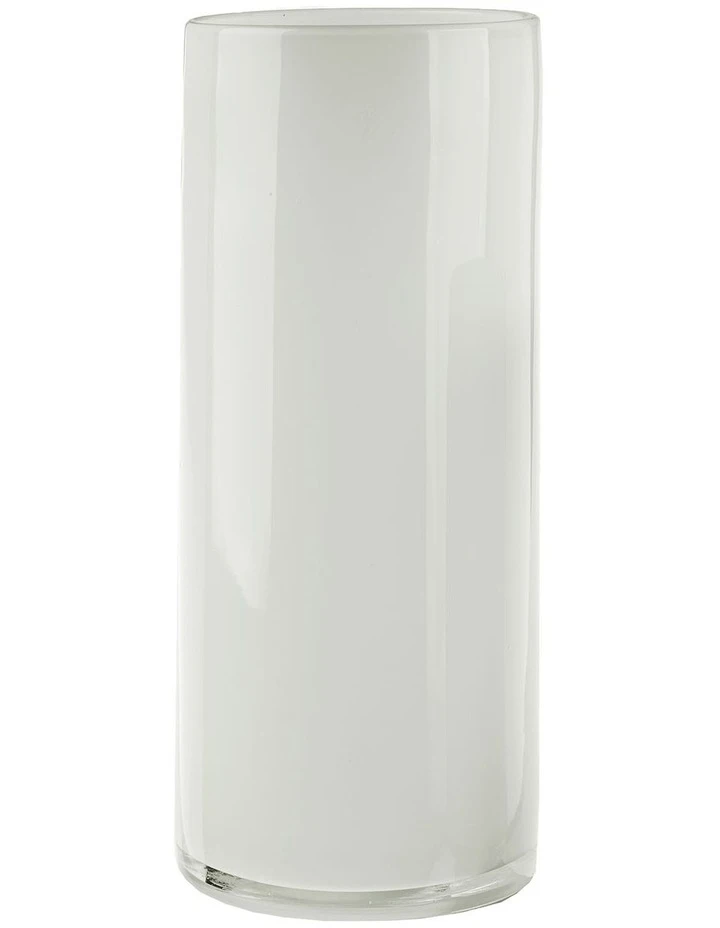 Linen House Mirage Vase 35cm In Milk 1 Linen House Mirage Vase 35cm In Milk