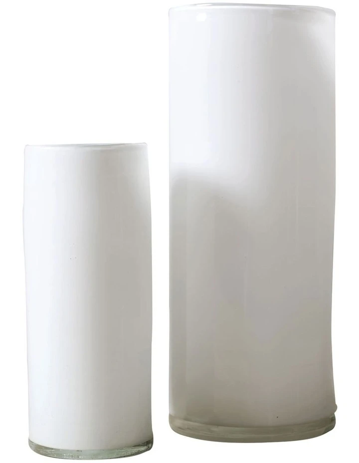 Linen House Mirage Vase 35cm In Milk 2 Linen House Mirage Vase 35cm In Milk - Image 2