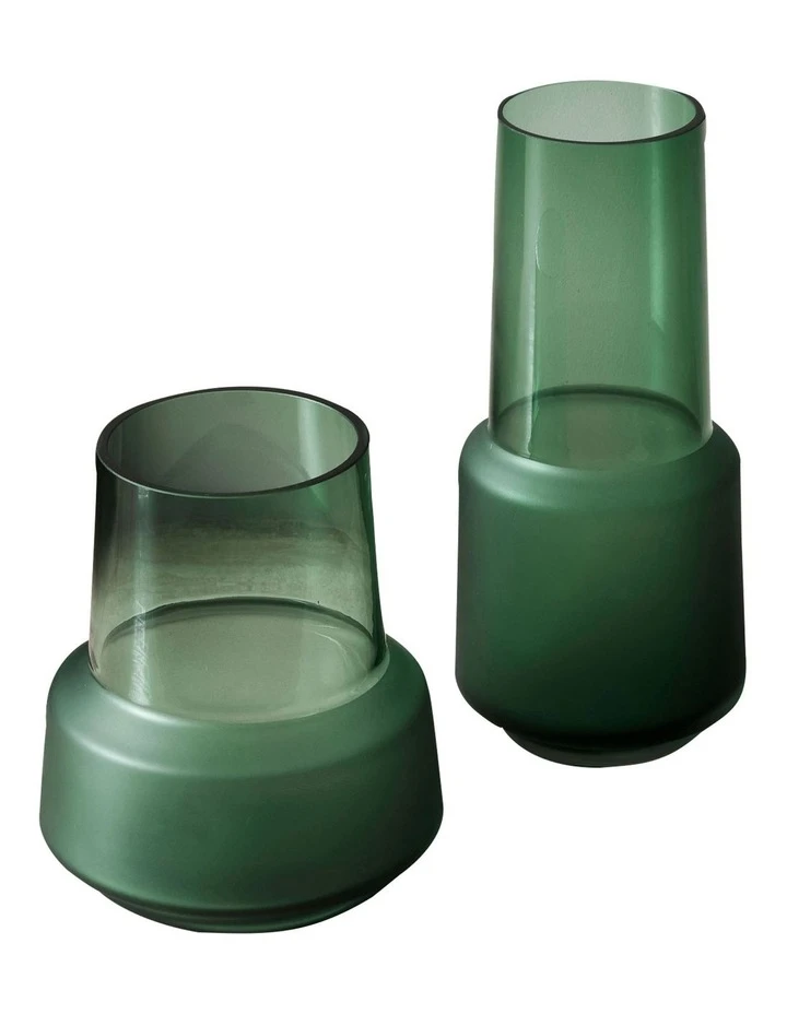 Linen House Draper Vase 28cm In Jade 2 Linen House Draper Vase 28cm In Jade - Image 2