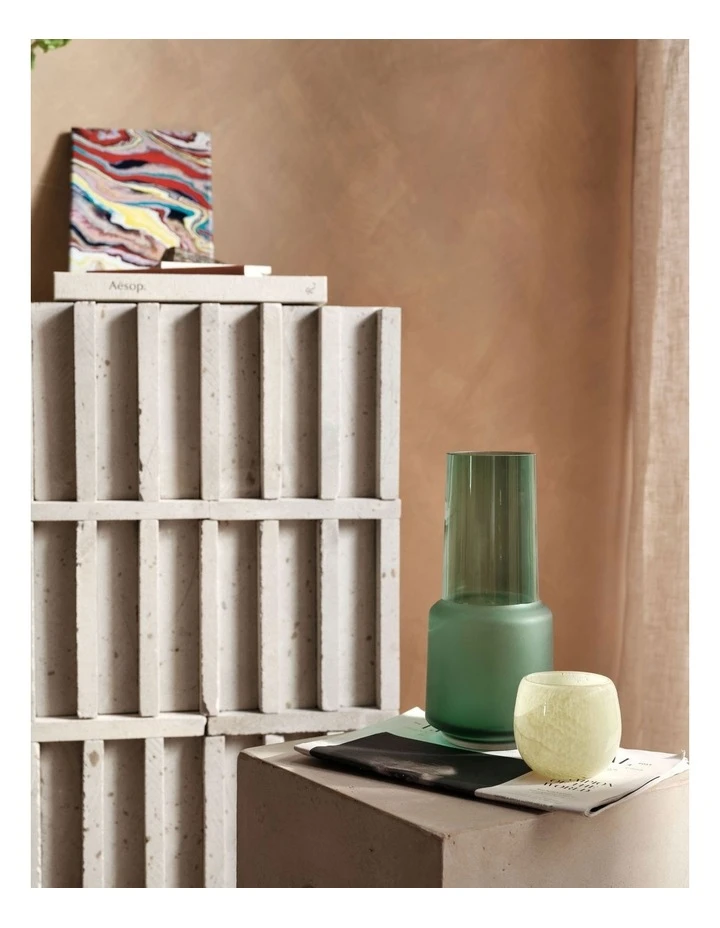 Linen House Draper Vase 28cm In Jade 3 Linen House Draper Vase 28cm In Jade - Image 3