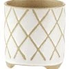 Linen House Estrada Planter Pot 16cm In White