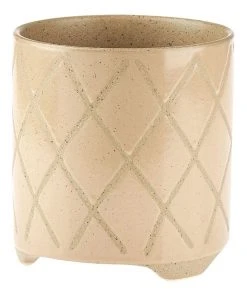 Linen House Estrada Planter Pot 12cm In Caramel