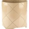 Linen House Estrada Planter Pot 24cm In Caramel
