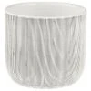 Linen House TaupIn Planter Pot 16.5cm In White