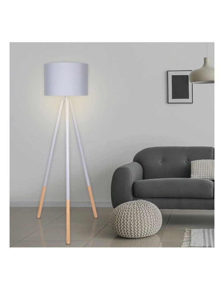 Sarantino Nordic Minimalist Accent Light Tripod Floor Lamp Grey 6 Sarantino Nordic Minimalist Accent Light Tripod Floor Lamp Grey - Image 6