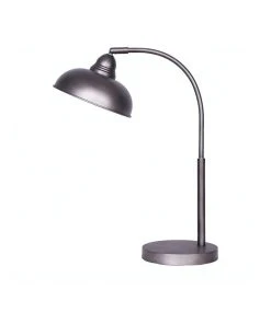 Sarantino Industrial Chic Adjustable Angle Desk Lamp Dark Grey