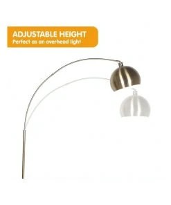 Sarantino Adjustable Height Arc Floor Lamp Antique Brass -The Shine Nook Sales Store 869502340 6 720x928