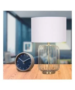 Sarantino Table Lamp Rose Gold Finish with White Linen Shade 12 Sarantino Table Lamp Rose Gold Finish with White Linen Shade -The Shine Nook Sales Store 869502430 6 720x928