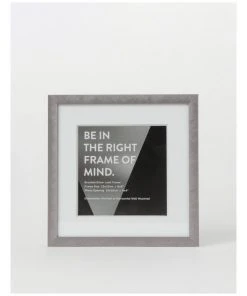 Vue Platinum Metal Frame 15x15cm/10x10cm in Silver