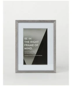 Vue Platinum Metal Frame 15x20cm/10x15cm in Silver