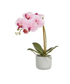 Cooper & Co Artificial Orchid 45cm Pink