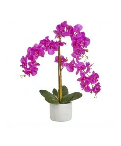 Cooper & Co Artificial Orchid 70cm Purple