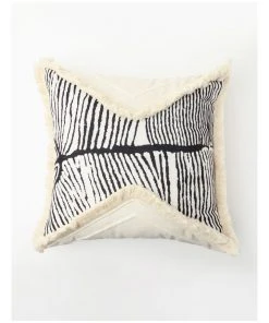 Warlukurlangu Artists x Vue Cushion Kurrkara Jukurrpa (Dessert Oak Dreaming) by Judy Napangardi Watson