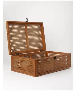 Heritage Argenteau Large Synthetic Rattan Trunk 47x30x16cm: Natural -The Shine Nook Sales Store 872996500 3 720x928