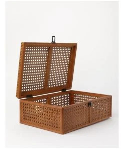 Heritage Argenteau Medium Synthetic Ratten Trunk 37.5x25x13.5cm:Natural -The Shine Nook Sales Store 872996590 3 720x928