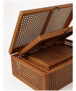 Heritage Argenteau Medium Synthetic Ratten Trunk 37.5x25x13.5cm:Natural -The Shine Nook Sales Store 872996590 6 720x928