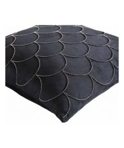 Private Collection Kinsey Square Cushion in Black -The Shine Nook Sales Store 877174300 4 720x928