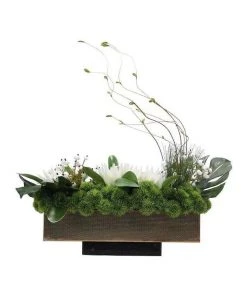 Vicky Yao Exclusive Design Table Artificial Green Floral Arrangement