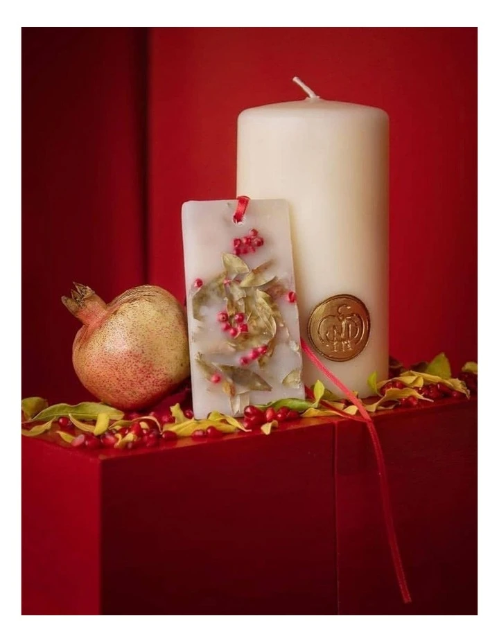 Santa Maria Novella Pomegranate Candle (Candela Melograno) 2 Santa Maria Novella Pomegranate Candle (Candela Melograno) - Image 2
