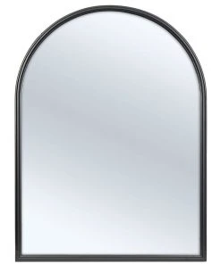 Cooper & Co Arc Iron Indoor Outdoor Mirror Black