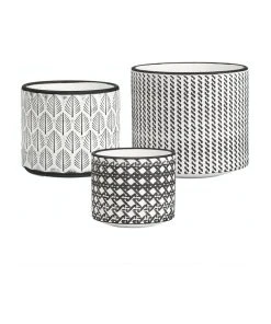 Cooper & Co Nested Mono Terracotta Pots Set of 3