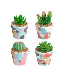 Cooper & Co Pop Artificial Gardens Pots Set Of 4