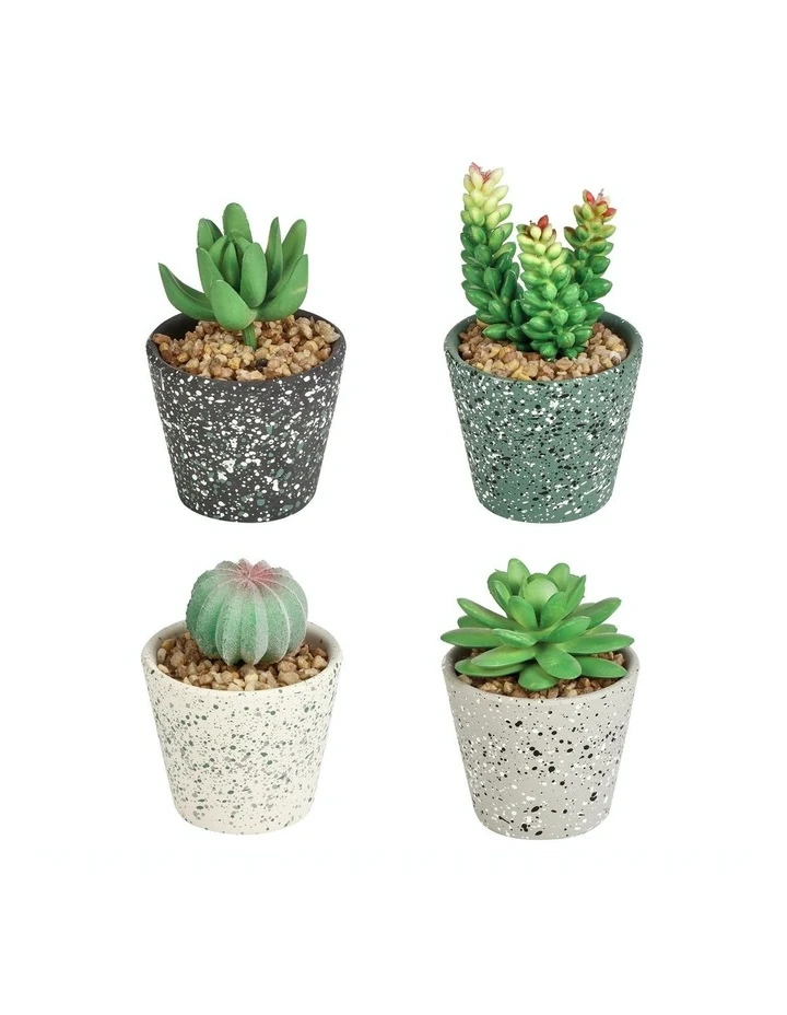 Cooper & Co Knot Artificial Garden Pots Set Of 4 1 Cooper & Co Knot Artificial Garden Pots Set Of 4