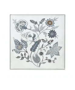Cooper & Co Fiore Wall Art 80x80cm With Foil Finish