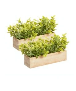 Cooper & Co Artificial Greenery Centerpiece 20cm Set Of 2