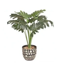 Cooper & Co Artificial Philodendron Plant In Ceramic Pot