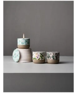 Robert Gordon RGA X Louise Jones Flannel Flower Candle 8.5x7.5cm Blue -The Shine Nook Sales Store 883254430 3 720x928