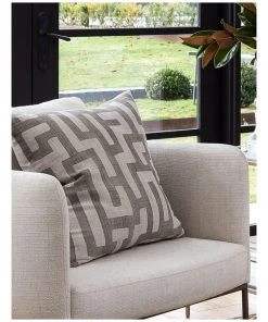 Madras Link Kent Cushion 55cm Coffee -The Shine Nook Sales Store 883787410 3 720x928