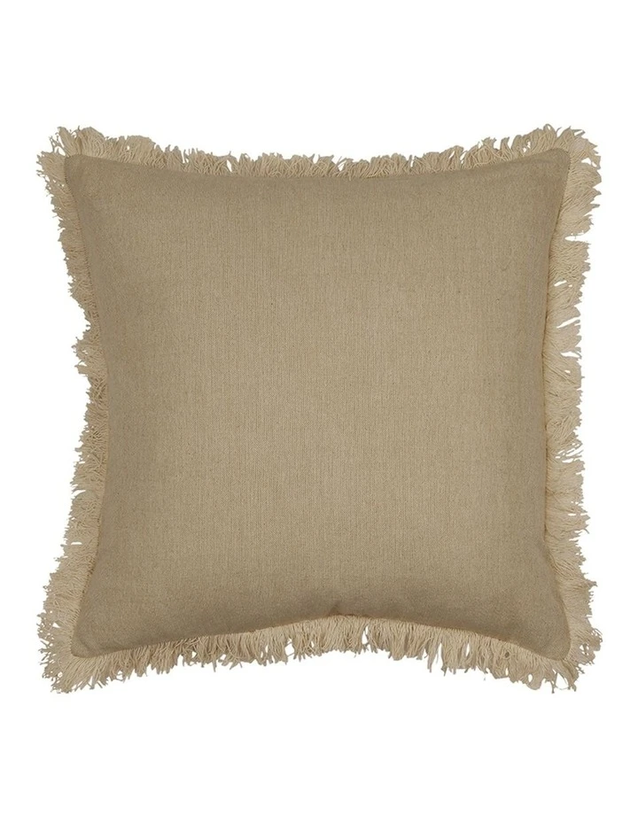 Madras Link Fringe Cushion 55cm Oatmeal 1 Madras Link Fringe Cushion 55cm Oatmeal