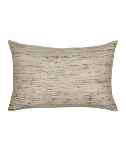 Madras Link Devi Neutral Raw Silk Cushion
