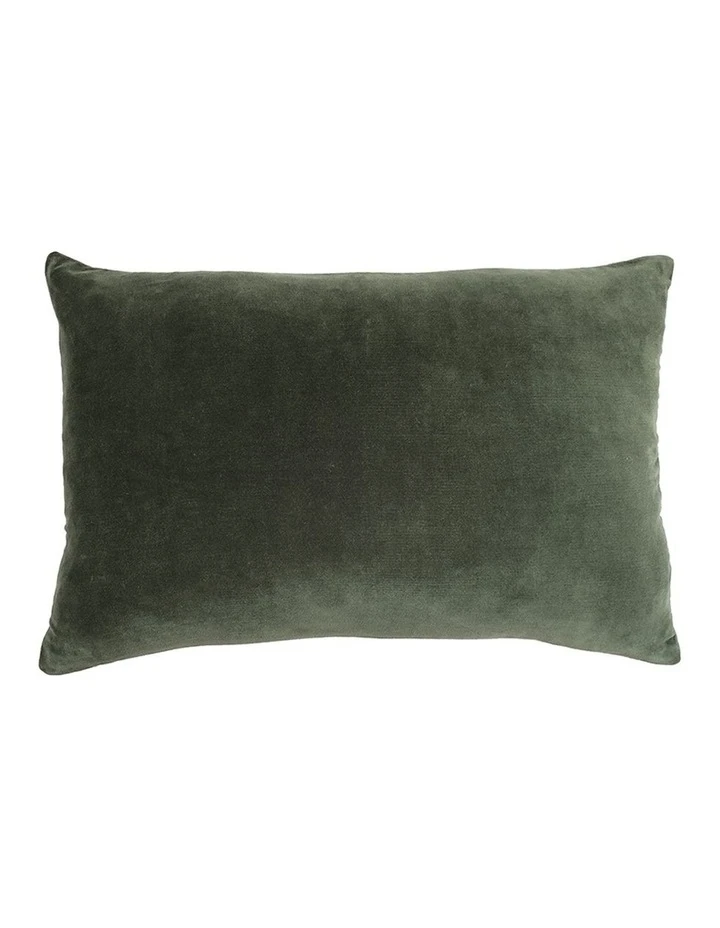 Madras Link Velvet Cushion Olive 1 Madras Link Velvet Cushion Olive