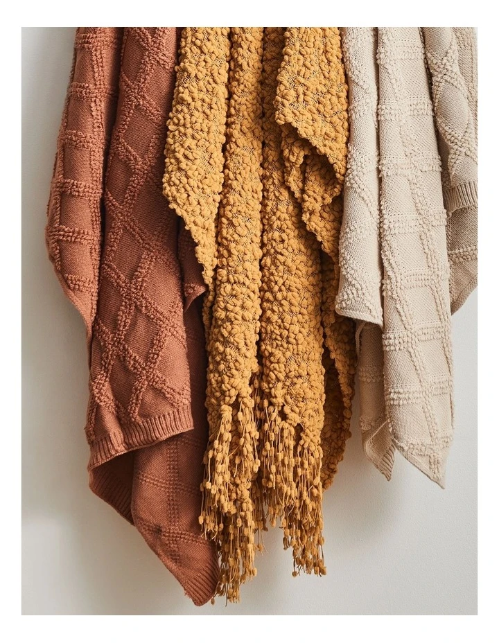 Madras Link Otway Throw Terracotta 2 Madras Link Otway Throw Terracotta - Image 2