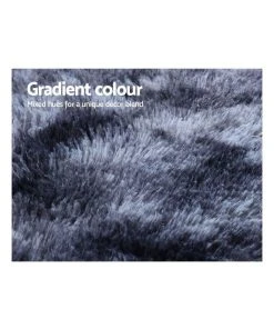 Artiss Shaggy Gradient Floor Rugs 160cm x 230cm Dark grey -The Shine Nook Sales Store 888623740 3 720x928