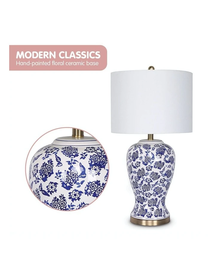 Sarantino Ceramic Table Lamp Multi 5 Sarantino Ceramic Table Lamp Multi - Image 5