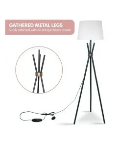 Sarantino Tripod Floor Lamp Black 10 Sarantino Tripod Floor Lamp Black -The Shine Nook Sales Store 888989320 4 720x928