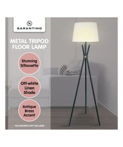 Sarantino Tripod Floor Lamp Black 12 Sarantino Tripod Floor Lamp Black -The Shine Nook Sales Store 888989320 6 720x928