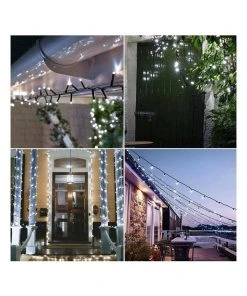 Milano Décor Solar Powered Outdoor Fairy Lights White 200 Lights 10003388 -The Shine Nook Sales Store 890424730 7 720x928