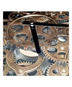 La Florentina Newton Alarm Moving Cogs Standing Clock Black -The Shine Nook Sales Store 893440270 4 720x928