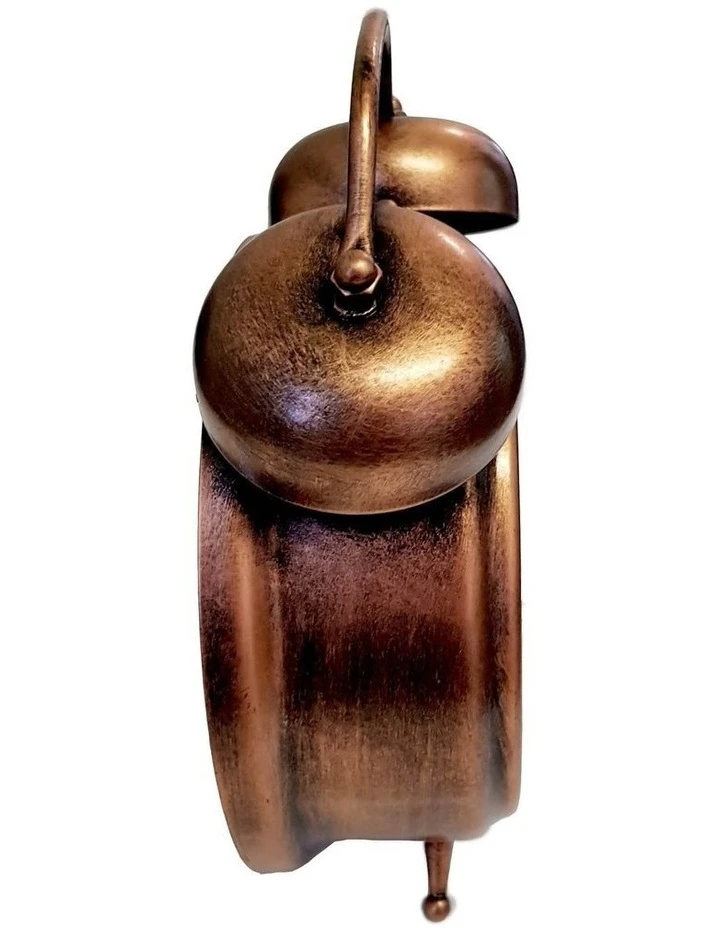 La Florentina Madame Cuivre Alarm Moving Cogs Bedside Clock Copper 2 La Florentina Madame Cuivre Alarm Moving Cogs Bedside Clock Copper - Image 2