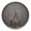 La Florentina George Modern Moving Cogs Wall Clock 60cm Grey