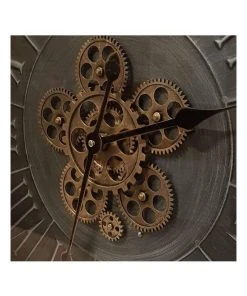 La Florentina George Modern Moving Cogs Wall Clock 60cm Grey 5 La Florentina George Modern Moving Cogs Wall Clock 60cm Grey -The Shine Nook Sales Store 893441260 3 720x928