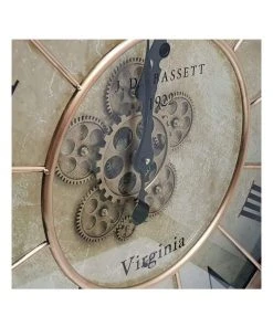 La Florentina Basset Moving Cogs Wall Clock 80cm Copper 5 La Florentina Basset Moving Cogs Wall Clock 80cm Copper -The Shine Nook Sales Store 893441350 3 720x928