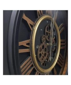 La Florentina William Moving Cogs Wall Clock 52cm Black 5 La Florentina William Moving Cogs Wall Clock 52cm Black -The Shine Nook Sales Store 893441440 3 720x928